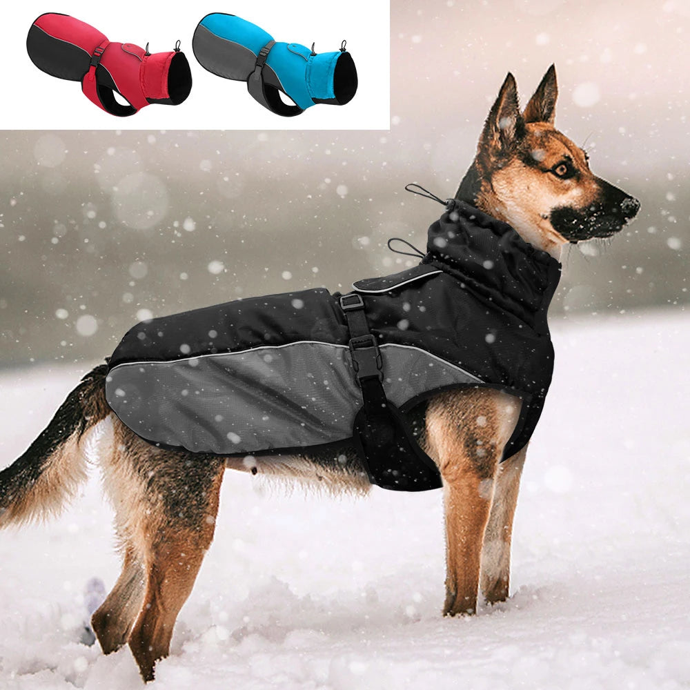 Manteau imperméable réfléchissant pour grand chien – photo 2