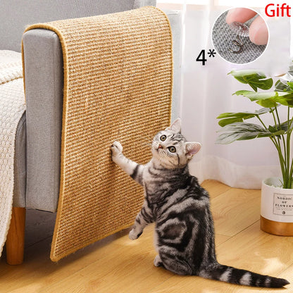 Tapis griffoir en sisal pour chat