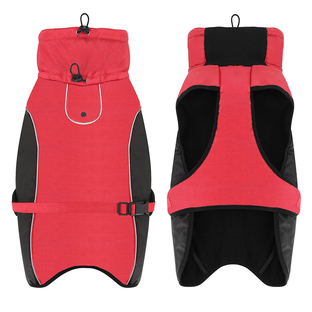 Manteau imperméable réfléchissant pour grand chien – photo 5